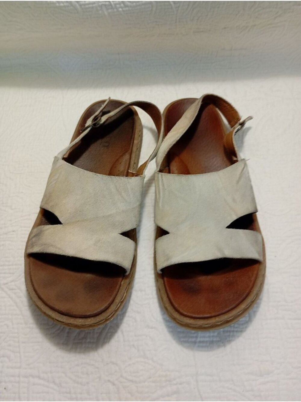Born Leather Upper Sandals Mens Size 10/42 Sumer